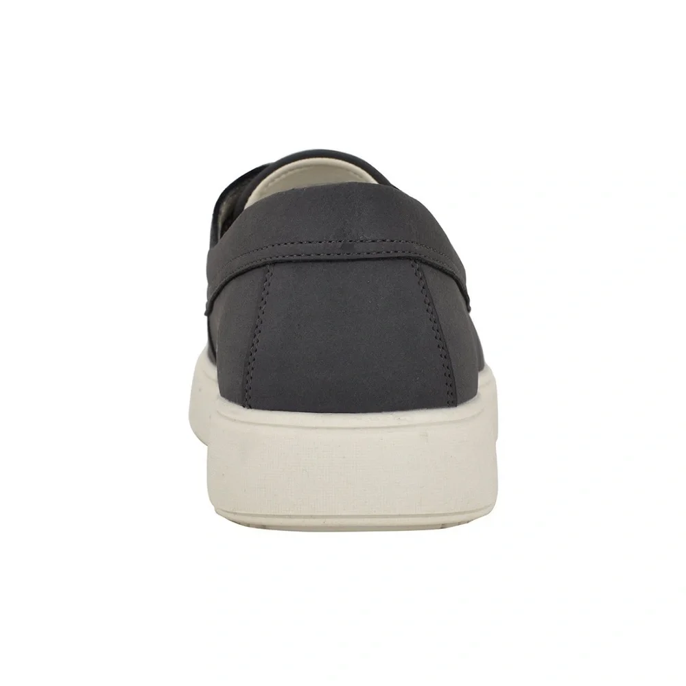 Calvin Klein Men's Januse Casual Boat Shoe- Light Gray- Size 10